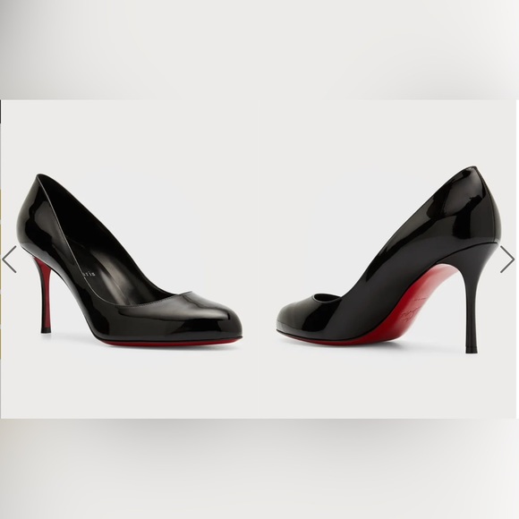 Christian Louboutin Shoes - Never been worn Christian Louboutin Dorissima 100 Black heels. Size 37.5